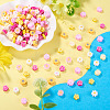 200Pcs 5 Colors Handmade Polymer Clay Bead CLAY-TA0002-14-5