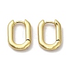 Rack Plating Oval Brass Hoop Earrings KK-S397-25G-1