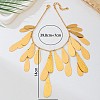 Exaggerated Alloy Teardrop Pendant Bib Necklaces for Women WG3386A-01-3