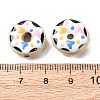 Handmade Porcelain Enamel Beads PORC-K003-09O-3