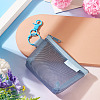 Nylon Mesh Zipper Wallets HJEW-TAC0186-5