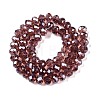 Electroplate Glass Beads Strands EGLA-A044-T8mm-A13-3