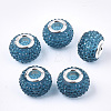 Resin Rhinestone European Beads X-RPDL-T002-03-2