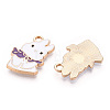 Alloy Enamel Pendants PALLOY-N170-035A-NR-1