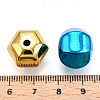 UV Plating Opaque Acrylic Beads X-PACR-T017-03-3