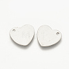 201 Stainless Steel Stamping Blank Tag Pendants STAS-S076-11-2