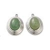 Natural Green Aventurine Pendants STAS-L025-006P-02-1