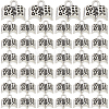 80Pcs Tibetan Style Alloy Pendants TIBE-DC0001-19-1