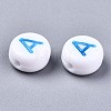 Opaque White Acrylic Beads X-MACR-N012-01-3