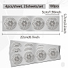 Custom Round Silver Foil Embossed Picture Stickers DIY-WH0503-019-2