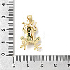 Brass Micro Pave Cubic Zirconia Pendants X-KK-H529-55B-G-3