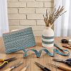 Polyester Centipede Braided Wavy Ribbon OCOR-WH0070-319A-4
