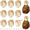 12Pcs Brass Stud Earring Findings KK-BC0008-34-1