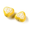 Printed Handmade Porcelain Beads FIND-H023-02H-2