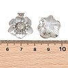 Brass Micro Pave Cubic Zirconia Stud Earring Findings CU-CBAA5EE-04P-01-3
