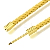 3MM Round Nylon Milan Cord Necklaces Making NJEW-H091-01G-31-3