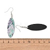 Brass Abalone Shell Dangle Earrings EJEW-C161-01B-3