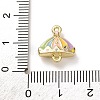 Alloy Enamel Connector Charms FIND-G116-01G-3