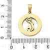 Mother's Day 304 Stainless Steel Enamel Pendants STAS-F368-02A-G-3