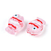 Transparent Glass and Enamel Beads Strands GLAA-T034-01A-3
