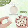 30Pcs Natural Unfinished Wood Beads WOOD-PA0001-59-2