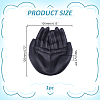 Hand Shaped Resin Jewelry Trays for Trinkets ODIS-WH0043-331B-2
