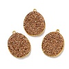 Long-Lasting Plated Brass Pave Rhinestone Pendants KK-K362-08G-02-1