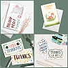 SUPERDANT Thank You Theme Cards DIY-SD0001-03-4