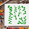 Plastic Reusable Drawing Painting Stencils Templates DIY-WH0172-281-6