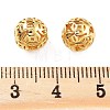 Rack Plating Brass Beads KK-S377-09G-3