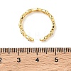 Brass Micro Pave Cubic Zirconia Cuff Open Rings for Women RJEW-K261-18G-3