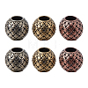 6Pcs 3 Colors Brass European Beads KK-ME0004-23-1