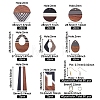 Dangle Earrings DIY Making Kit DIY-BY0001-17-3