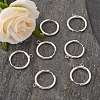 201 Stainless Steel Huggie Hoop Earring Findings STAS-P283-01I-S-5