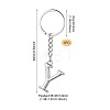 Alloy Keychains KEYC-TADJ0001-11Y-3