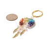 Natural Rose Quartz Keychain X1-KEYC-JKC00435-01-2