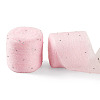 2Rolls Polyester Hot-fix Rhinestone Raw Edges Ribbon OCOR-TA0003-95E-1