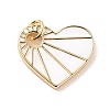 Rack Plating Brass Enamel Pendants KK-B054-07G-01-1