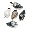 Natural Tree Agate Pendants GG-K002-16H-1