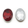 Pointed Back Glass Rhinestone Cabochons RGLA-T080-8x10mm-07-2