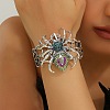 Halloween Tibetan Style Alloy Rhinestone Bangles BJEW-P367-01AS-1