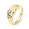 304 Stainless Steel Glass Cuff Open Rings RJEW-P177-02B-G-4