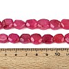 Dyed & Heated Natural Agate Beads Strands G-N359-15A-10-5