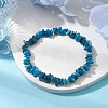Natural Apatite Chip Beaded Stretch Bracelets BJEW-JB10868-01-2
