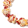 Synthetic Turquoise Dyed Beads Strands X-G-P507-05B-4