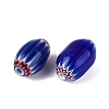 Handmade Millefiori Glass Barrel Beads LA-N002-04D-2