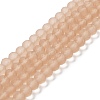Transparent Glass Beads Strands LS-EGLA-A034-T8mm-MD20-1
