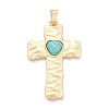 Alloy Pave Resin Big Pendants X-PALLOY-N179-72MG-1