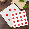 8 Sheets Plastic Waterproof Self-Adhesive Picture Stickers DIY-WH0428-065-4