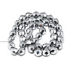 Electroplate Non-magnetic Synthetic Hematite Beads Strands G-T061-32C-2
